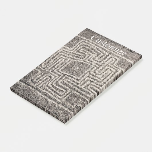 Hemet Maze Stone Thunder_Cove Post-it Klebezettel (angewinkelt)