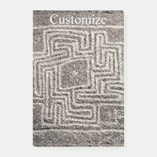 Hemet Maze Stone Thunder_Cove Post-it Klebezettel (Vorderseite)