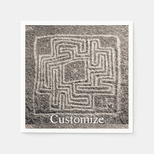 Hemet Maze Stone Thunder_Cove Serviette (Vorderseite)