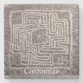 Hemet Maze Stone Thunder_Cove Steinuntersetzer (Vorderseite)