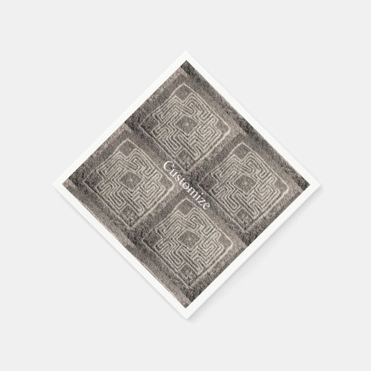 Hemet Maze Stone Thunder_Cover Serviette (Ecke)