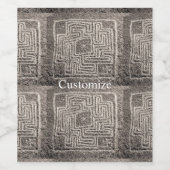 Hemet Maze Stone Thunder_Cover Weinetikett (Einzelnes Label)