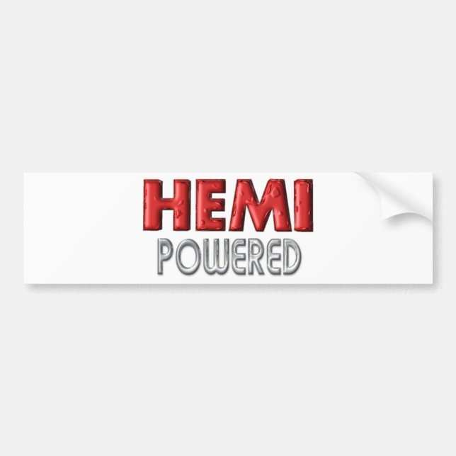 HEMI angetrieben Autoaufkleber (Vorne)