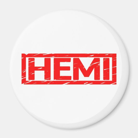 Hemi Briefmarke Magnet (Vorne)