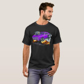 Hemi Cuda lila Auto 1971 T-Shirt (Vorne ganz)