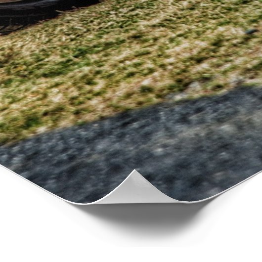 Hemi Powered Frisierte Auto Poster (Ecke)