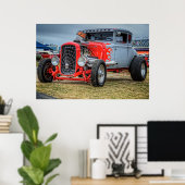 Hemi Powered Frisierte Auto Poster (Heimbüro)