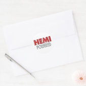 HEMI Powered Runder Aufkleber (Umschlag)