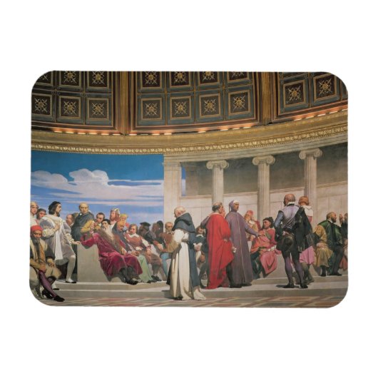 Hemicycle: Artists of All Ages, Detail des rechten Magnet (Horizontal)