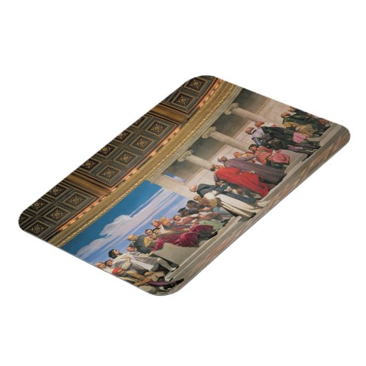 Hemicycle: Artists of All Ages, Detail des rechten Magnet (Linke Seite)