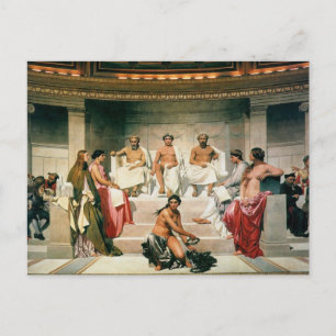 hemicycle of the ecole des beaux postkarte