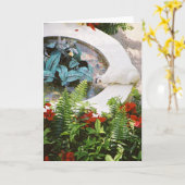 Hemingway Cat 1- Greeting & Note Cards Karte (Gelbe Blume)