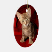 Hemingway-Katze Keramikornament (Rechts)