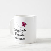 Hemiplegic Migräne-Bewusstsein Kaffeetasse (Vorderseite Links)