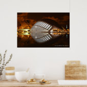 Hemisferic Valencia, Ciudad de las Artes y las Cie Poster (Küche)