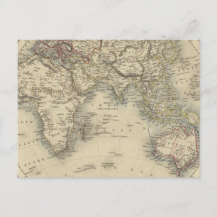 Hemisphäre 4 postkarte