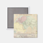 Hemisphäre im Osten 2 Magnet (Vorderseite/Rückseite)