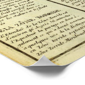 Hemisphären Poster (Ecke)