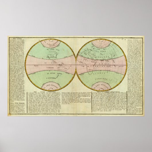 Hemisphären Poster (Vorne)