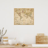 Hemisphären Poster (Küche)