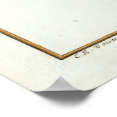 Hemisphere Boreal | John Flamsteed Poster (Ecke)
