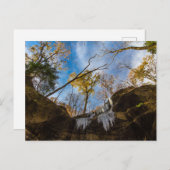 Hemlock Cliffs, Herbst, Indiana Postkarte (Vorne/Hinten)