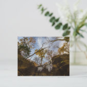 Hemlock Cliffs, Indiana im Herbst Postkarte (Stehend Vorderseite)