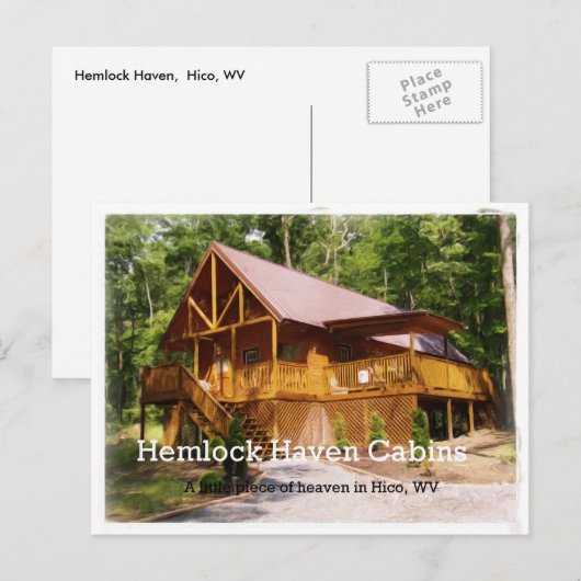 Hemlock Haven Postcard Postkarte (Vorne/Hinten)