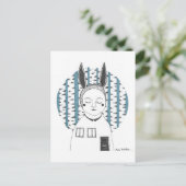 Hemmahörande Postkarte (Stehend Vorderseite)