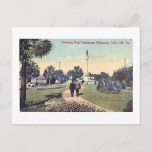 Hemming Park Jacksonville Fl Vintag Postcard Postkarte