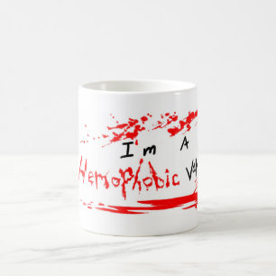 Hemophobic Vampirsschale Kaffeetasse