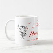 Hemophobic Vampirsschale Kaffeetasse (Links)