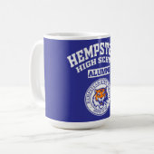 Hempstead High School NY Alumni-Tasse Kaffeetasse (Vorderseite Links)