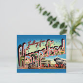 Hempstead Long Island NY Postkarte (Stehend Vorderseite)