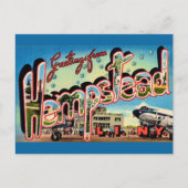 Hempstead Long Island NY Postkarte (Vorderseite)