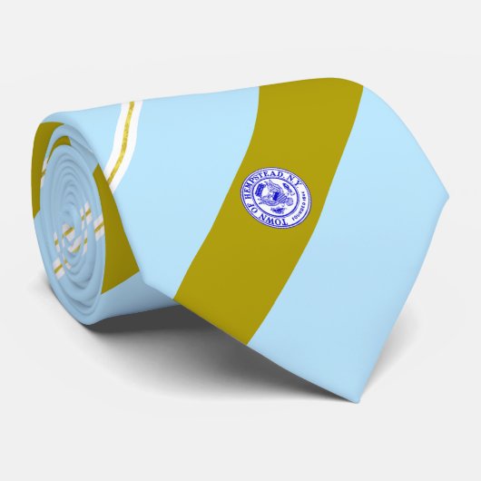 Hempstead (New York) Stadtflagge Neck Tie Krawatte (Gerollt)
