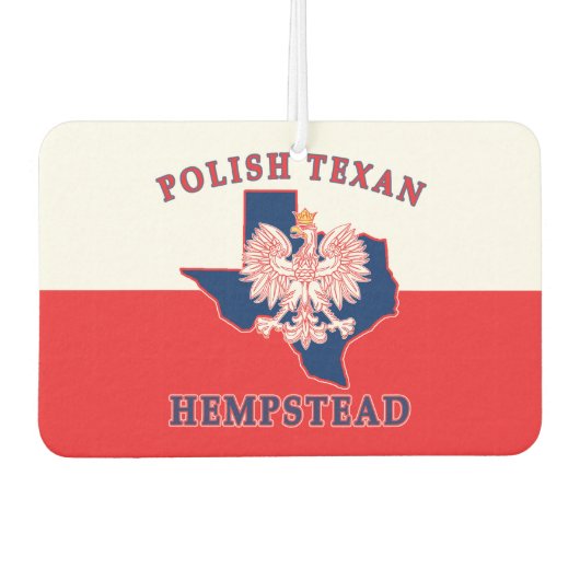 Hempstead Polish Texan Autolufterfrischer (Vorderseite)