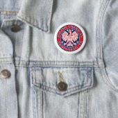 Hempstead Texas Polnischer Adler Button (Beispiel)