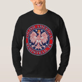 Hempstead Texas Polnischer Adler T-Shirt (Vorderseite)