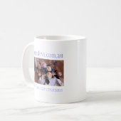 Hemsleys Hochzeits-Kuchen-Tasse Kaffeetasse (Vorderseite Links)