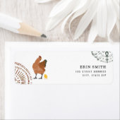 Hen and Baby Chick Chickens Baby Dusche (Insitu)