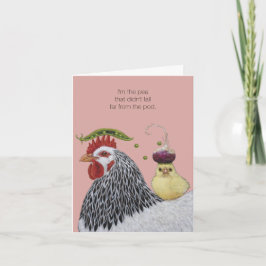 Hen and Chick niedlich Mother Day Card Karte