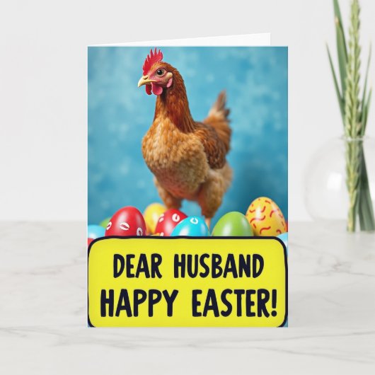 Hen And Egg Pattern Card Karte (Vorderseite)