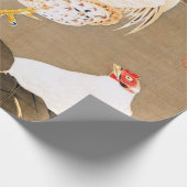 Hen and Rooster with Grapevine by Ito Jakuchu Geschenkpapier (Ecke)