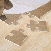 Hen and Rooster with Grapevine by Ito Jakuchu Puzzle (Seite)