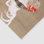 Hen and Rooster with Grapevine by Ito Jakuchu Seidenpapier (Ausschnitt)