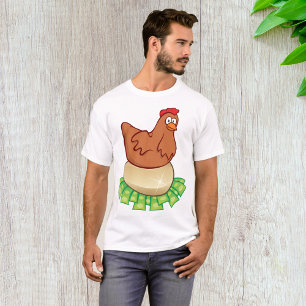 Hen auf einem goldenen Ei T-Shirt