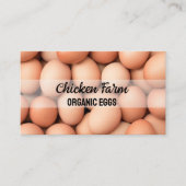 Hen Farm Bio Bio-Eier Visitenkarte (Vorderseite)