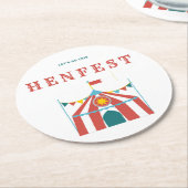 Hen Fest Paper Untersetzer (Angewinkelt)