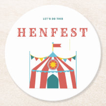 Hen Fest Paper Untersetzer